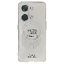 OnePlus Nord 3|OnePlus Ace 2V 5G PC Transparent Mag Safe Back Case (Crystal)