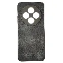 Xiaomi Redmi 14C|Poco C75 Built-in Magnetic Ring Premium Leather With Velvet Feel Back Case (Natural Titanium)
