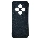 Xiaomi Redmi 14C|Poco C75 Built-in Magnetic Ring Premium Leather With Velvet Feel Back Case (Black)