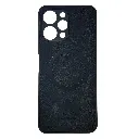 Xiaomi Redmi 12 4G Built-in Magnetic Ring Premium Leather With Velvet Feel Back Case (Black)