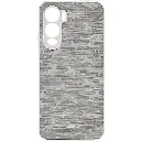 iTel City 200 4G Branded (BURGA) Derby Race Horses Pattern Leather Texture Back Case (White)