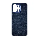 Oppo Reno 15F 5G Branded (BURGA) Derby Race Horses Pattern Leather Texture Back Case (Navy Blue)