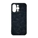 Oppo Reno 15F 5G Branded (BURGA) Derby Race Horses Pattern Leather Texture Back Case (Black)