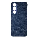 Vivo V70 FE 5G Branded (BURGA) Derby Race Horses Pattern Leather Texture Back Case (Navy Blue)