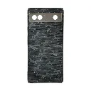 Google Pixel 6A Branded (BURGA) Derby Race Horses Pattern Leather Texture Back Case (Gray)