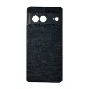 Google Pixel 7 Branded (BURGA) Derby Race Horses Pattern Leather Texture Back Case (Black)