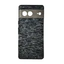 Google Pixel 7 Branded (BURGA) Derby Race Horses Pattern Leather Texture Back Case (Gray)