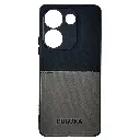 Tecno Camon 20 Pro|Camon 20 4G PULOKA Branded Bubble Tune With Leather Texture Mobile Back Case (Black)