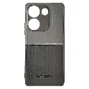 Tecno Camon 20 Pro|Camon 20 4G PULOKA Branded Bubble Tune With Leather Texture Mobile Back Case (Gray)