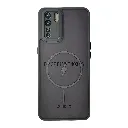Oppo F15/Reno 3 4G/A91 Stylish & Durable Matte Case With MagSafe Back Case (Gray)