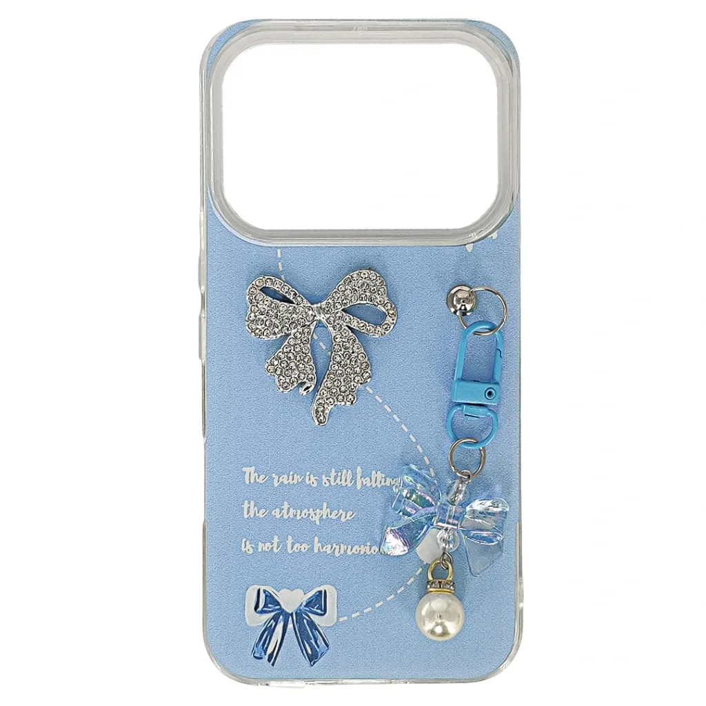 [PO34BINOT60-10-16] Infinix Note 60|Note 60 Pro Bowknot aesthetic Protective smartphone case (Sky-Blue)