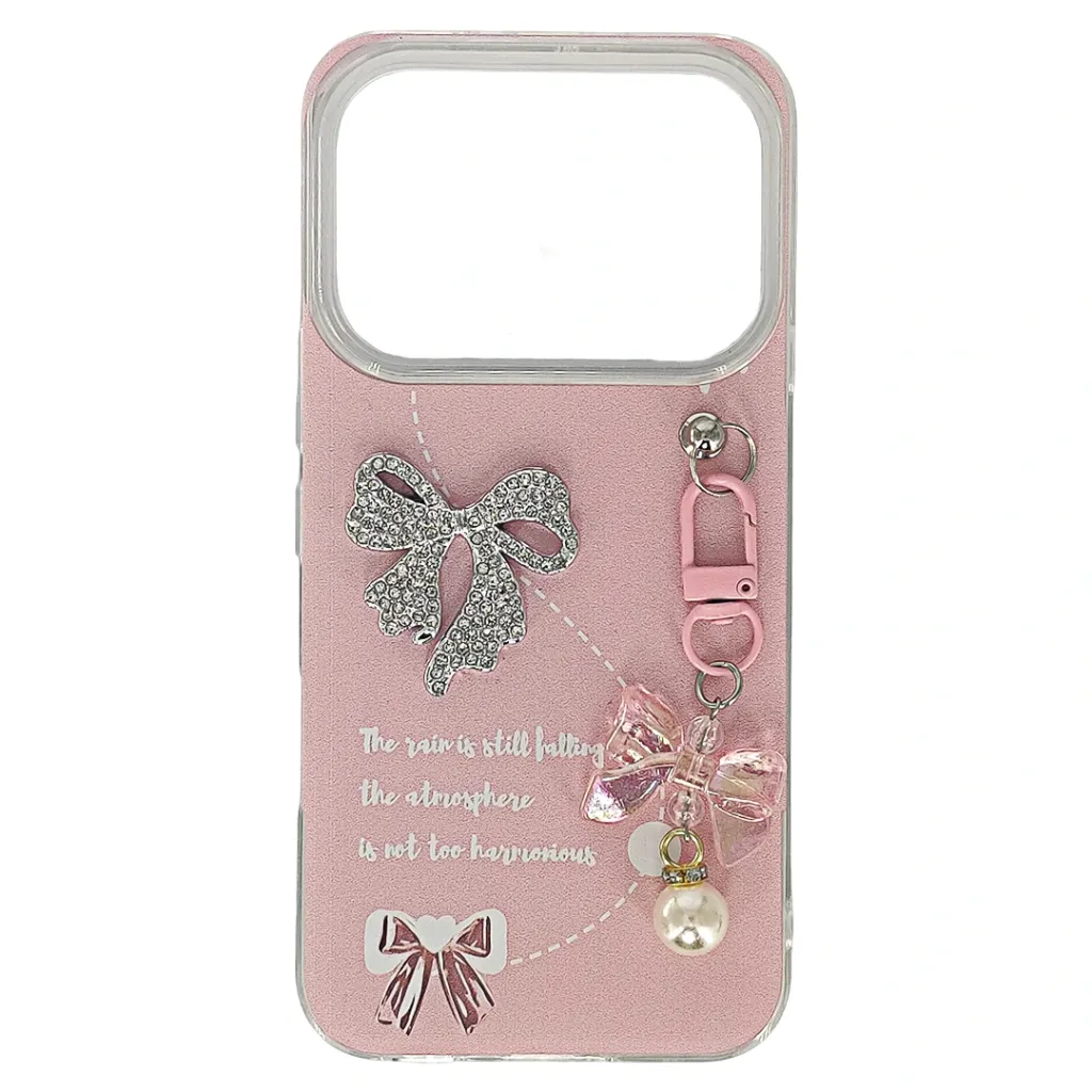 [PO34BINOT60-10-22] Infinix Note 60|Note 60 Pro Bowknot aesthetic Protective smartphone case (Baby Pink)