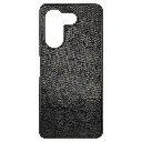 Tecno Camon 20 Pro|Camon 20 (REMAX) Logo Dotted Leather Texture Mobile Back Case (Gray)