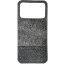 Tecno Spark 50 4G (REMAX) Logo Dotted Leather Texture Mobile Back Case (Gray)