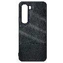 Infinix Hot 60 Pro 4G (REMAX) Logo Dotted Leather Texture Mobile Back Case (Black)