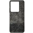 Infinix Note 30 4G (REMAX) Logo Dotted Leather Texture Mobile Back Case (Gray)