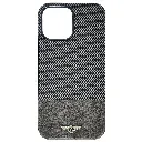 Iphone 13 Pro Max Bentley branded Carbon fiber pattern texture Back Case(Gray)