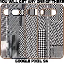 Google Pixel 9A Monochrome Woven Aesthetic Back Case