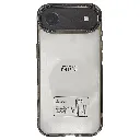 iPhone 17 Air "Fit Classic" Slim 1.3 mm Transparent|Tpu Back Case (Black)