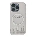 iPhone 15 Pro Magnetic Wireless Charging Matte Featuring a Slim Paper Design Back Case (Crystal)