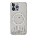 iPhone 13 Pro Magnetic Wireless Charging Matte Featuring a Slim Paper Design Back Case (Crystal)