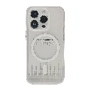 iPhone 14 Pro Magnetic Wireless Charging Matte Featuring a Slim Paper Design Back Case (Crystal)