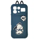 Infinix Note 60|Note 60 Pro 3D Ladies Cute Features Cartoon Bear Character and Camera Protection the design include a small speech bubble text to the character Shockproof and Soft Silicone Back Case (Green)