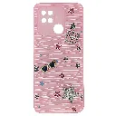 Xiaomi Redmi 10C|Poco C40 Soft Silicone 3D Charm & Thin Mobile Back Case (Baby Pink)