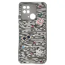 Xiaomi Redmi 10C|Poco C40 Soft Silicone 3D Charm & Thin Mobile Back Case (Gray)