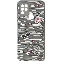 Infinix HOT 10 4G Soft Silicone 3D Charm & Thin Mobile Back Case (Gray)