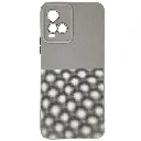 Vivo Y21|Y21T|Y21s|Y33|Y33s|Y33T 3D Dotted Official Soft Silicone Back Case (Titanium)