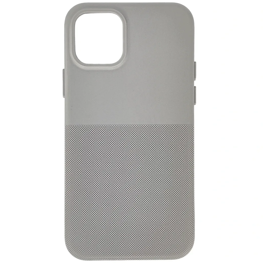 [PO14BIPXI-2-35] iPhone 11 Pro 3D Dotted Official Soft Silicone Back Case (Titanium)