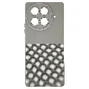 Tecno Camon 30S 4G|5G 3D Dotted Official Soft Silicone Back Case (Titanium)