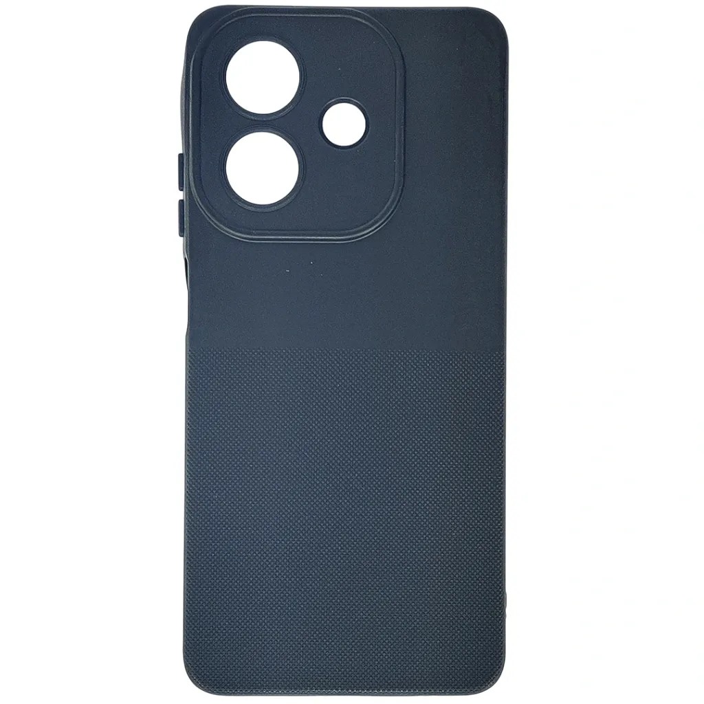 Oppo A3x 4G|5G|A3 4G|5G|A5i|A40 3D Dotted Official Soft Silicone Back Case (Black)