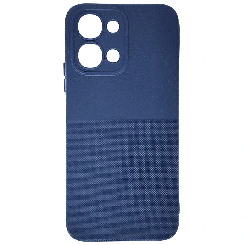 Vivo Y31D 4G|Vivo Y500i 3D Dotted Official Soft Silicone Back Case (Navy Blue)
