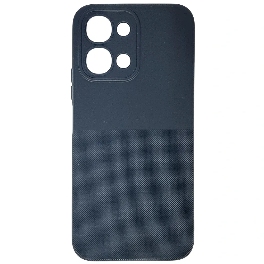 [PO14BVIY31D-2-2] Vivo Y31D 4G|Vivo Y500i 3D Dotted Official Soft Silicone Back Case (Black)