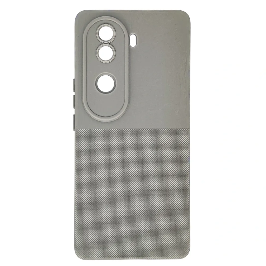Vivo V40E 5G Dotted Official Soft Silicone Back Case (Titanium)