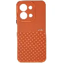 Xaiomi Redmi 15C|Poco C85 Premium Colour Button Silicone Beats Logo Textured With Camera Protection & Inner Microfiber Back Case (Orange)