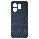 Infinix Hot 50i|Smart 9 HD|Smart 9 Premium Colour Button Silicone Beats Logo Textured With Camera Protection & Inner Microfiber Back Case (Black)