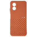 Oppo A18 4G|A38 4G Premium Colour Button Silicone Beats Logo Textured With Camera Protection & Inner Microfiber Back Case (Orange)