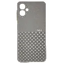 Samsung Galaxy A06 4G|5G Premium Colour Button Silicone Beats Logo Textured With Camera Protection & Inner Microfiber Back Case (Titanium)