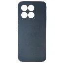 Huawei Honor X8C Matte Soft Silicone Paper Back Case (Black)