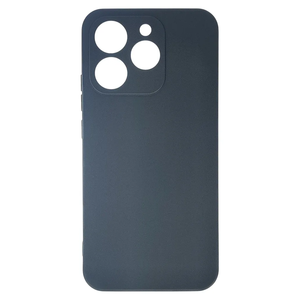 [PO4BORELME15T-4-2] Oppo Realme 15T 5G Matte Soft Silicone Paper Back Case (Black)