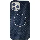 Iphone 12 Pro Max Woven textured & Magsafe compatible Case (Black)