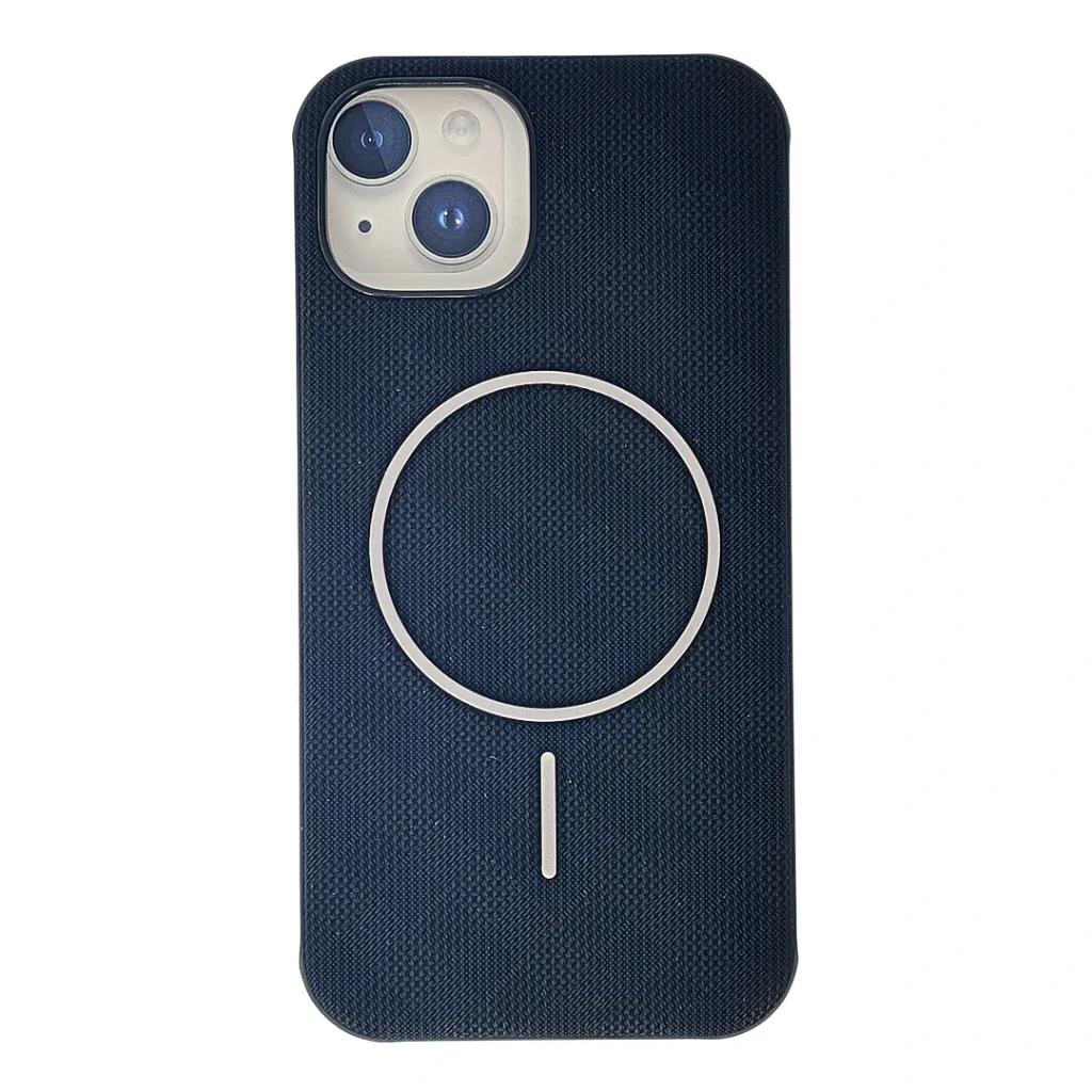 [PO33BIP13-8-2] Iphone 13|14 Woven textured & Magsafe compatible Case (Black)