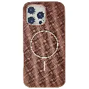 Iphone 16 Pro Max Woven textured & Magsafe compatible Case (Desert Titanium)
