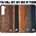 Infinix Hot 60 Pro Plus Leather-Textured "Anti-Burst" featuring the text "LET THE  WORLD SEE ME CHOSE YOUR EXCLUSIVE DEFENDER" And a Fashion Logo Premium Back Case