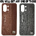 Tecno Spark GO 3 Leather-Textured "Anti-Burst" featuring the text "LET THE  WORLD SEE ME CHOSE YOUR EXCLUSIVE DEFENDER" And a Fashion Logo Premium Back Case