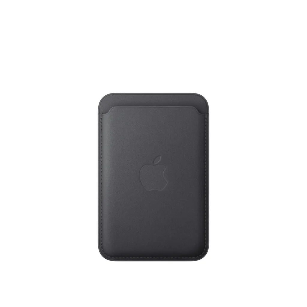 [PO49BMWLT-2-2] Apple Premium Leather Wallet with MagSafe for iPhone|Comptible Devices Premium Wallet (Black)