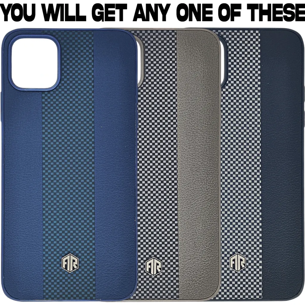 [PO33BIPXIMAX-3] iPhone 11 Pro Max FR Dubble Tune Luxury Leather Feel Mobile Back Case